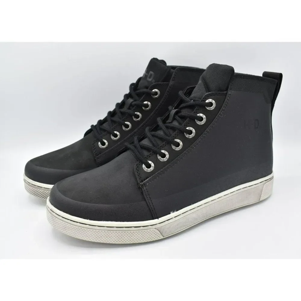 Harley Davidson Mens Size 11.5 Merton Black Leather Motorcycle Boots D93660‎